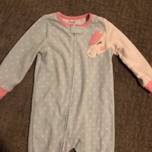 Carter’s Fleece Unicorn Footie Pajamas